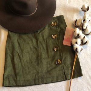 Fashion on Earth Olive Green Skirt